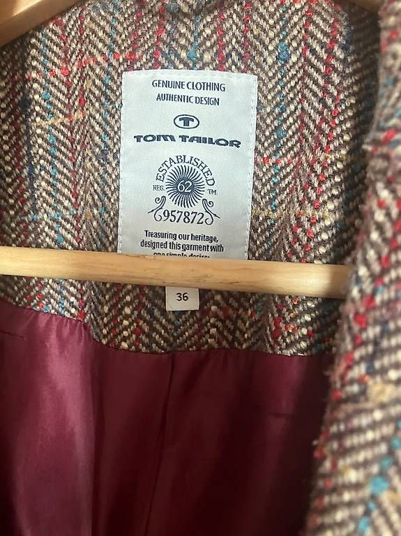 Tom Tailor Giacche: Baumwolle Blazer 36 S – Usato da Simplon Dorf venduto da fraueulalia 1