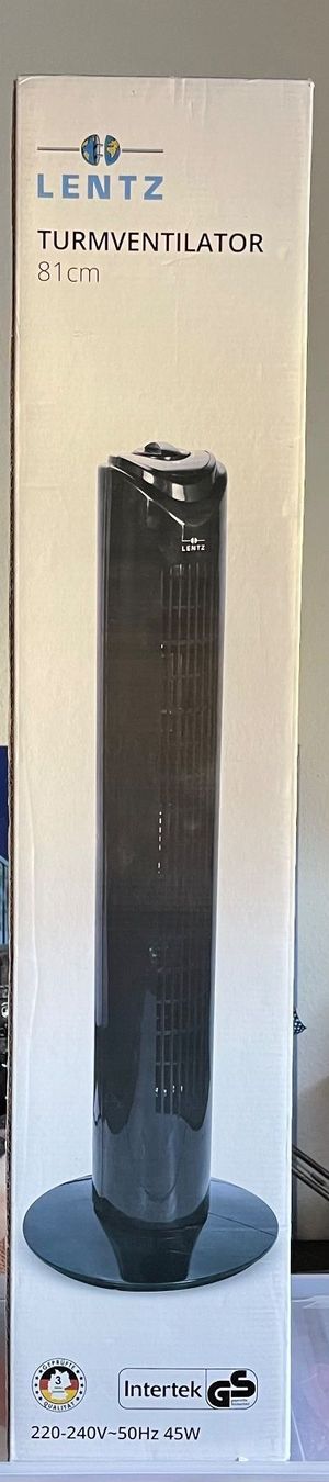 Ventilatori: Lentz Turmventilator schwarz 81 cm – Nuovo e nell'imballaggio originale da Basel venduto da Seifehuesli 2