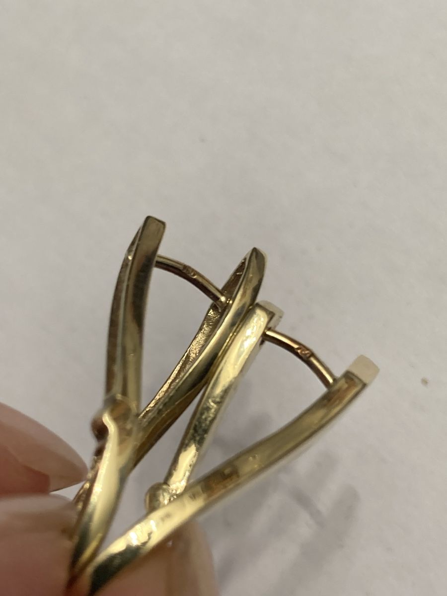Orecchini pendenti & Orecchini a lobo: Ohringe 18k 6.66Gr 3cm – Usato da Dietikon venduto da Closet_refurbished 8