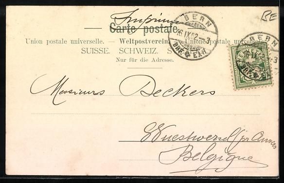 Cartoline postali: AK Bern, Läuferplatz mit Tellbrunnen – Usato da Berlin venduto da bartko-reher 1