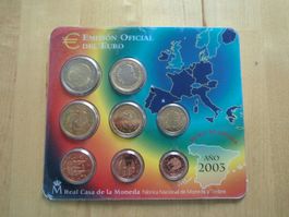 Set Pièces d'euro d'Espagne 2003