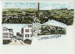 Gruss aus Hirzel-Spitzen  - (um 1900)