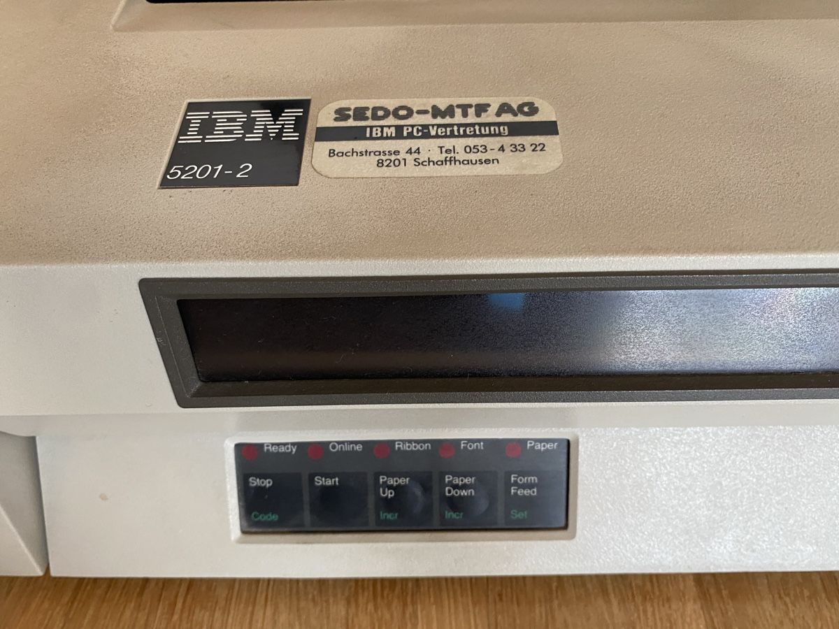 IBM PCs: IBM Personal Computer AT 5170 mit Bildschirm und Drucker – Gebraucht aus Allschwil von  6