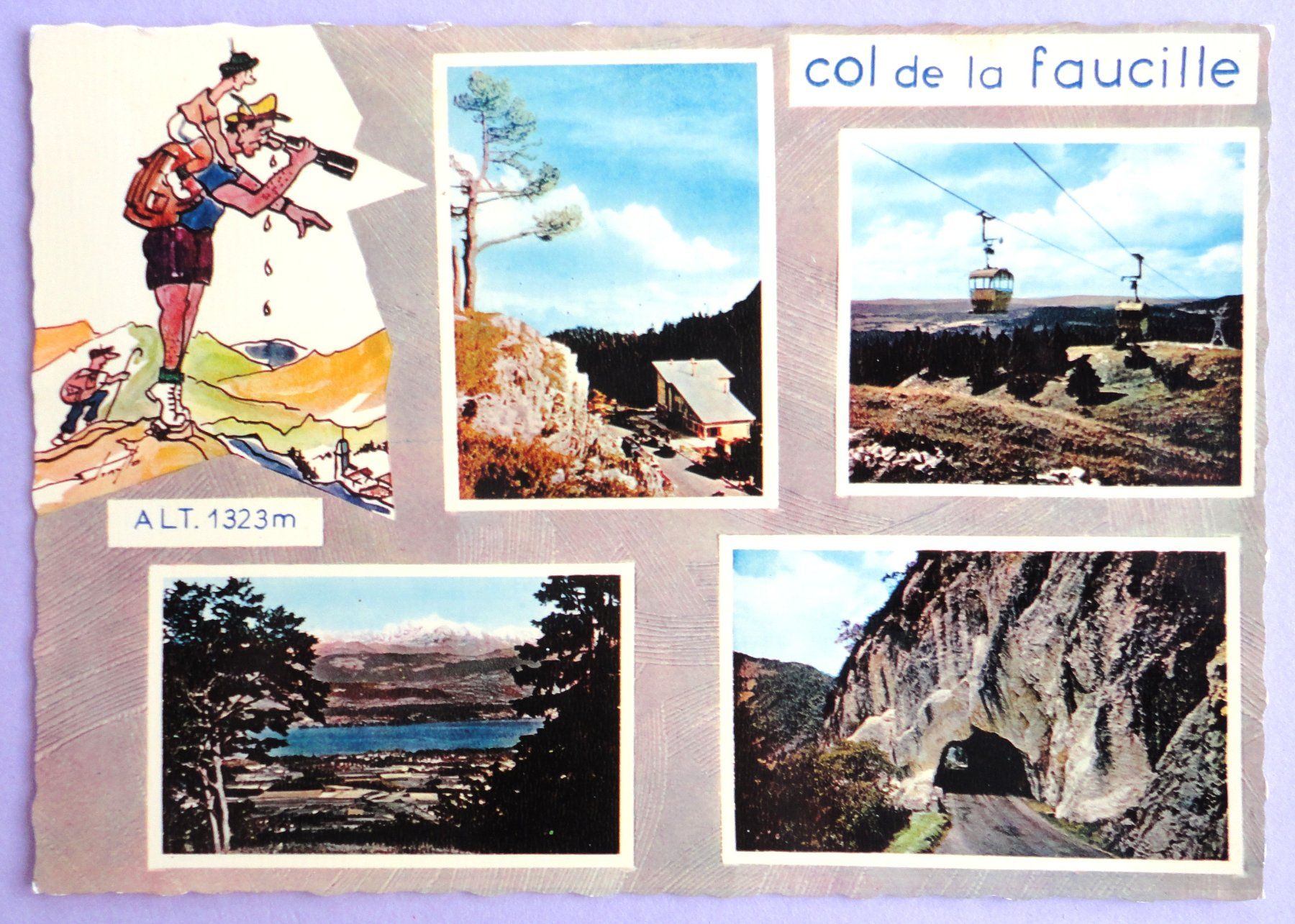 Ansichtskarten: Col de la Faucille – Gebraucht aus Fétigny von Billy2miny