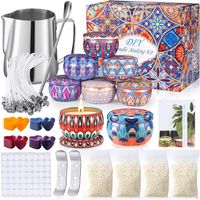 Kerze Kerzen -ziehen Set Starterset Basteln Geschenk Kinder