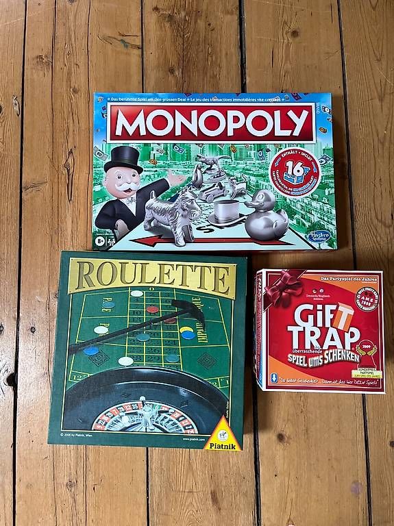 Giochi: Monopoly, Roulette & Gift Trap – Usato da Basel venduto da BasileaAficionado