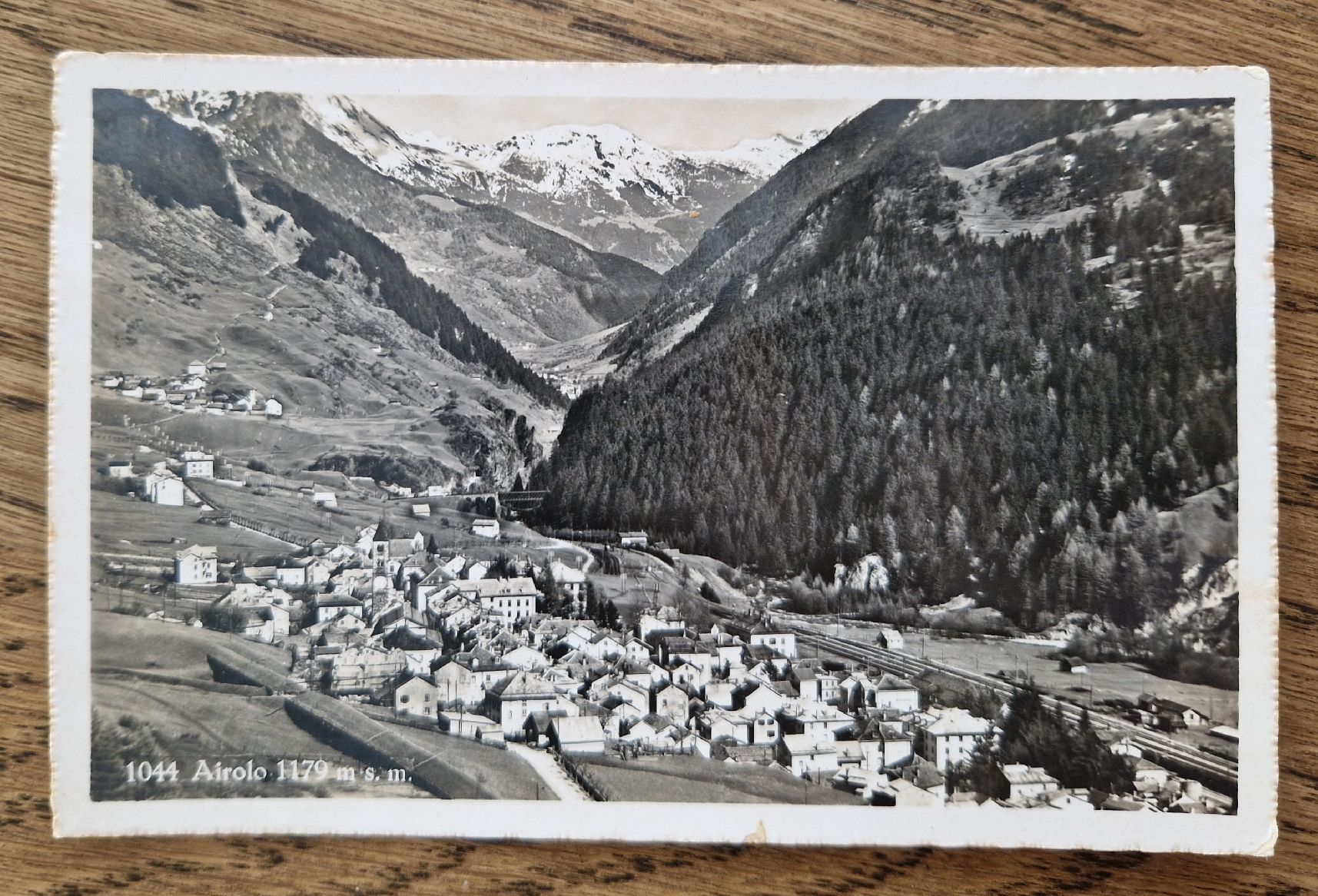 Ansichtskarten: Airolo 1946 – Gebraucht aus Ebikon von Donar50