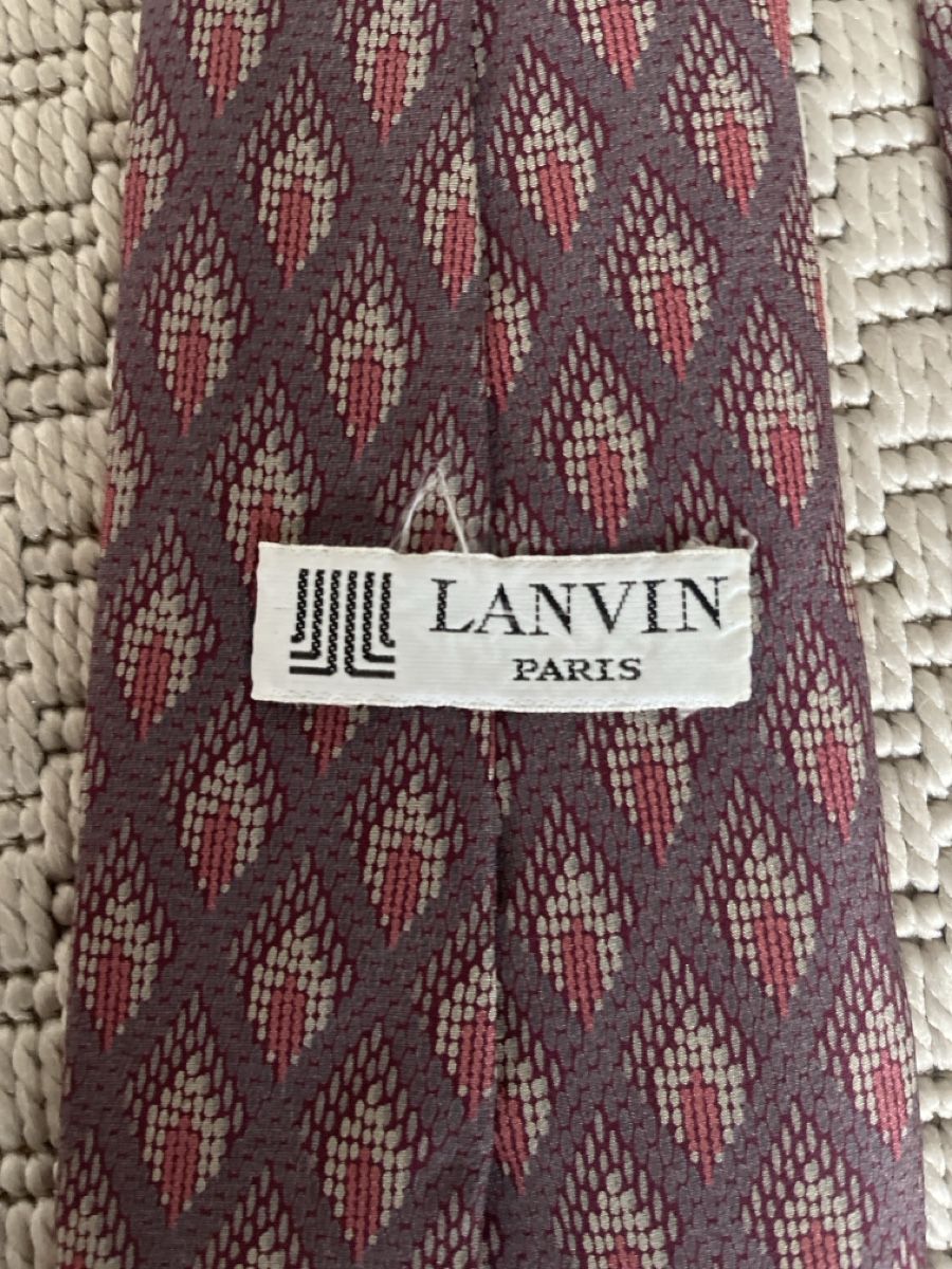 Lanvin Cravatte: Krawatte von Lanvin Paris, 100% Seide – Usato da Solothurn venduto da Bobesch08 3