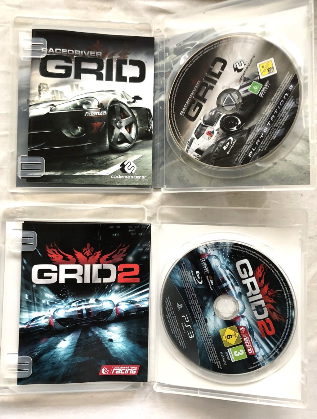 Giochi: Playstation 3 - Grid & Grid 2 - 2x Spiele – Usato da Schaffhausen venduto da durruti 1
