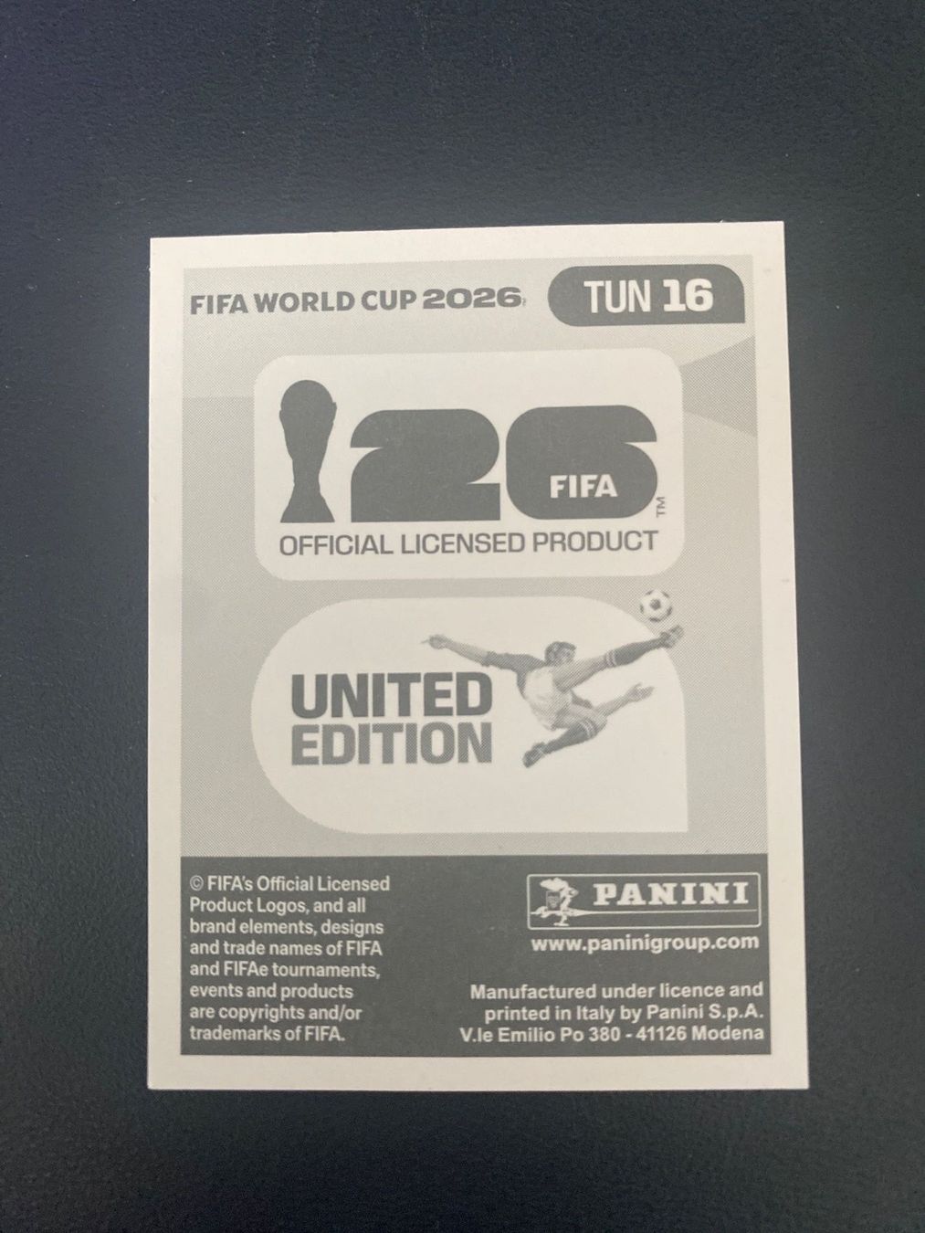 Panini Carte collezionabili: Panini FIFA World Cup Sticker TUN 16 – Nuovo (secondo la descrizione) da Glattbrugg venduto da riseca 1