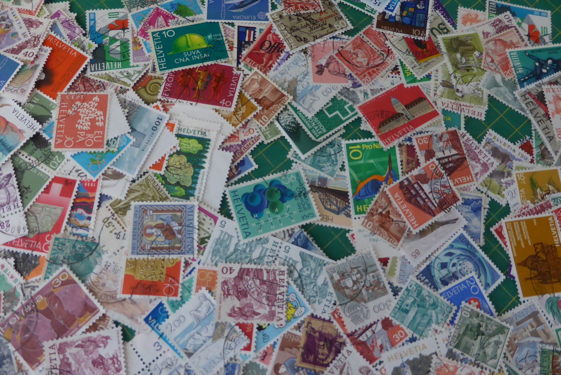 Tutti i francobolli: Posten abgelöster CH Marken - 100 gr. – Usato da Brunnadern venduto da lesezirkel 4