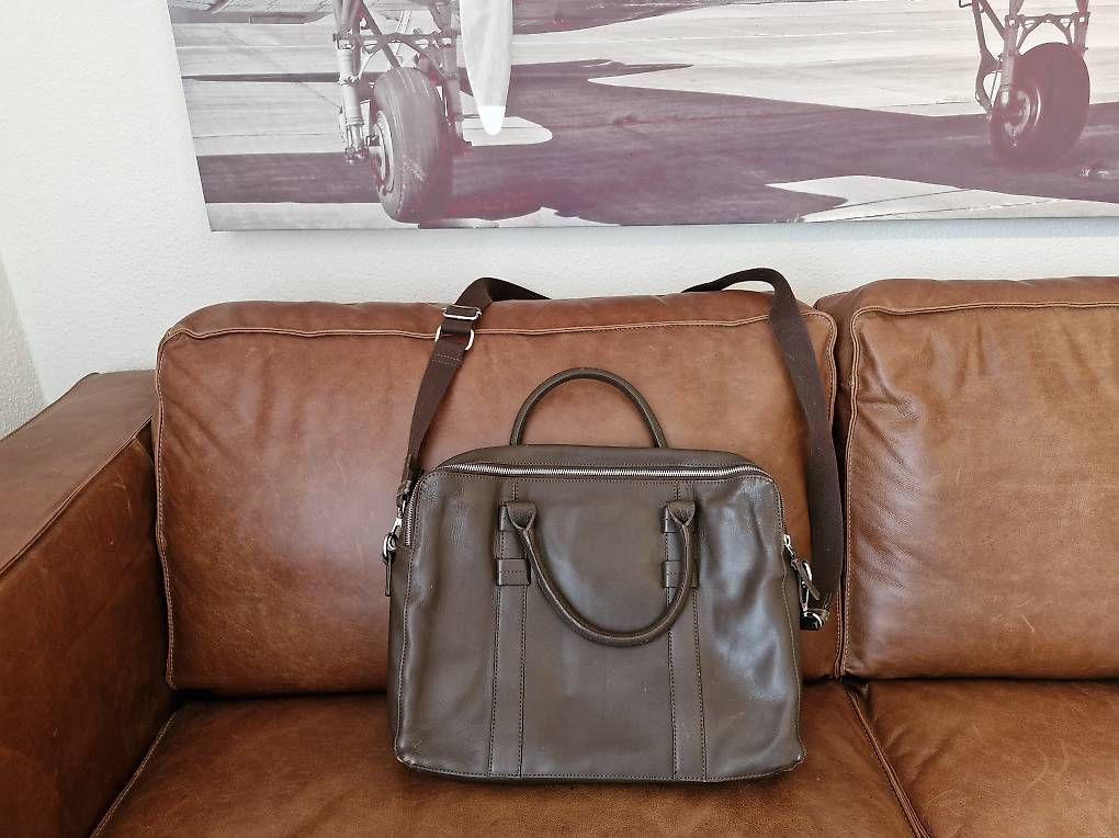 Valises & Sacs: Elegante Ledertasche, braun – D'occasion à Wädenswil par Canubis 3