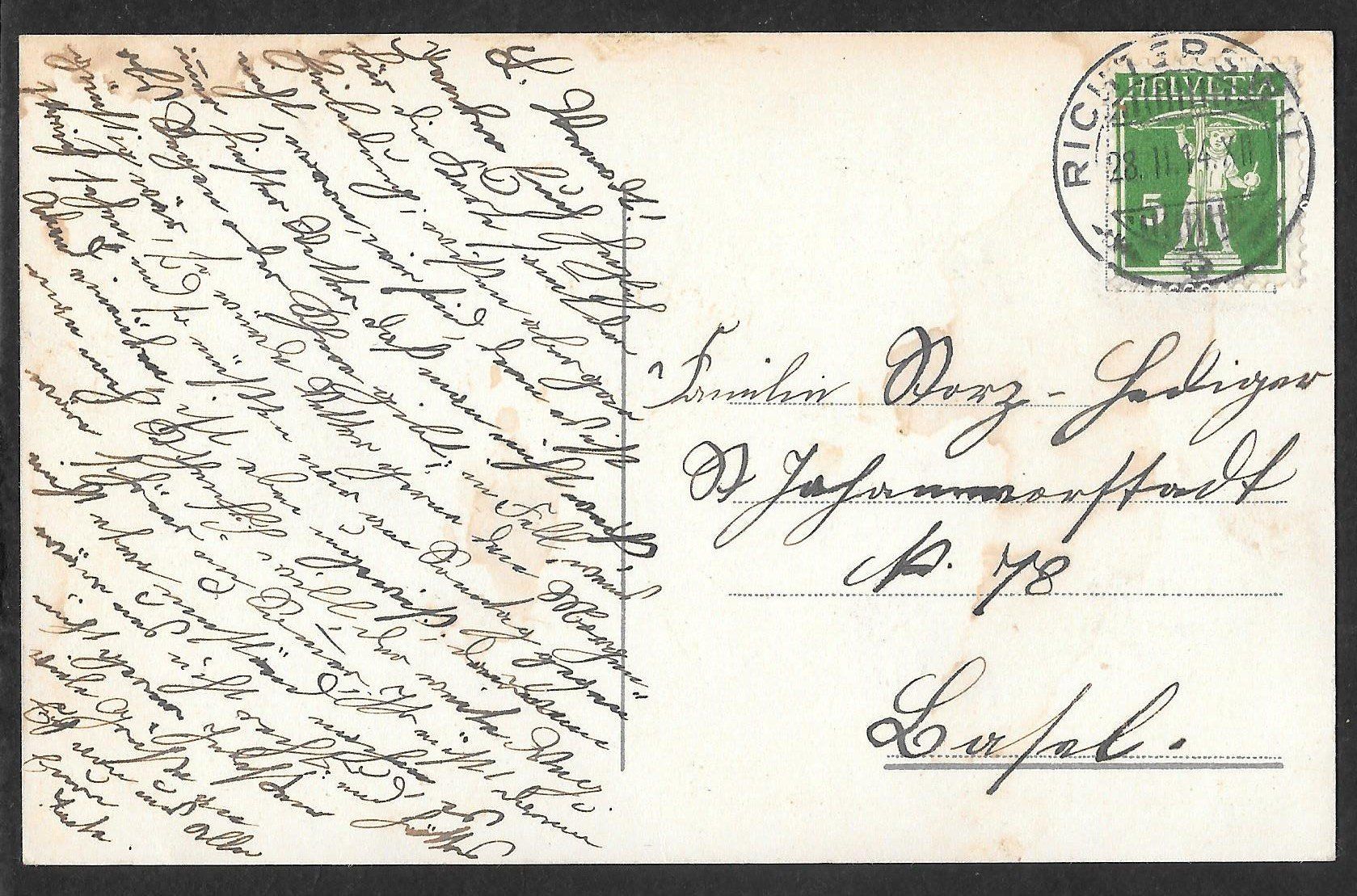 Cartes postales: Richterswil Gesamtansicht – D'occasion à Olten par clotaldi 1