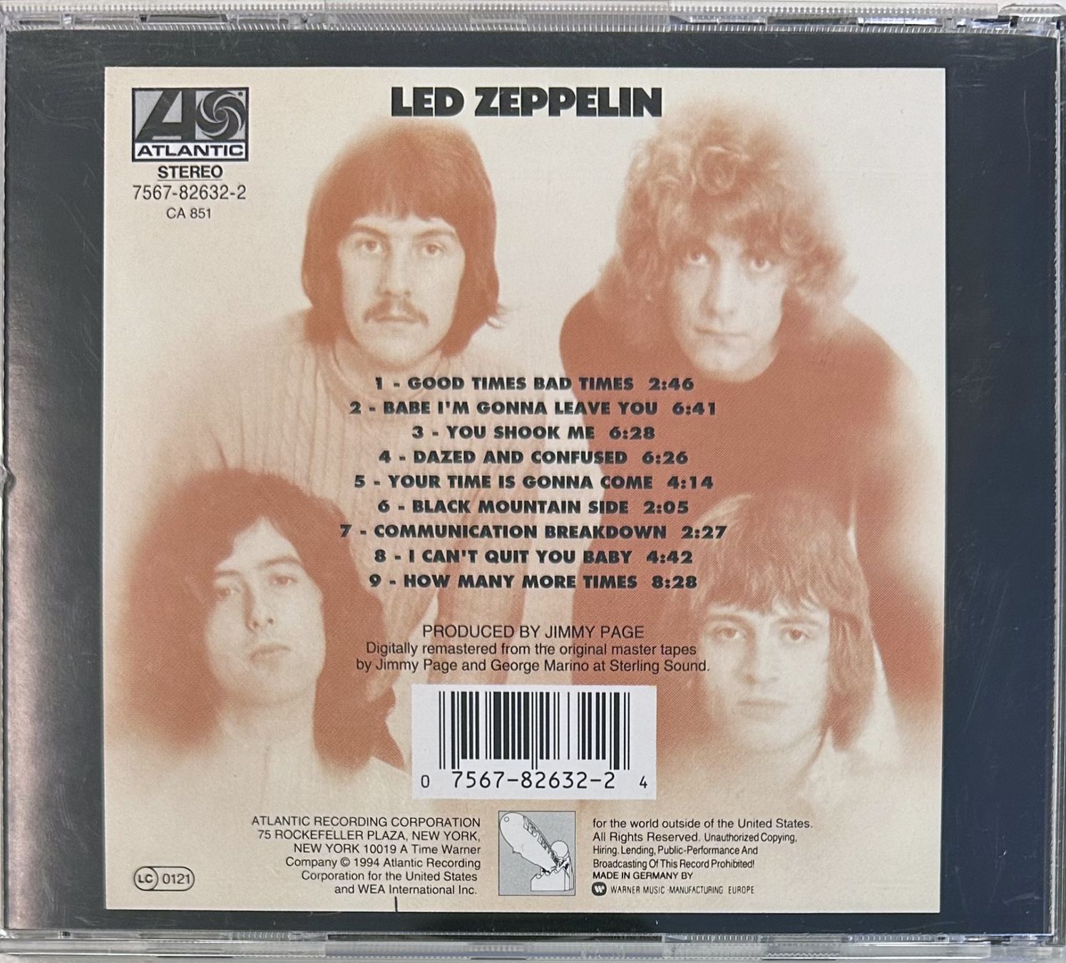 CD: Led Zeppelin – Led Zeppelin – Usato da Martigny venduto da jereq 1