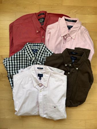 5 Gant Hemden im Paket Kleiderpaket 