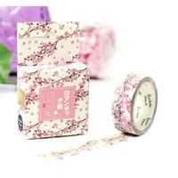 Washi Tape japanische Kirschblüten / goldfoliert