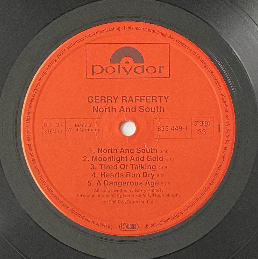 Dischi in vinile: Gerry Rafferty, North & South – Usato da Flums venduto da Empe1 4