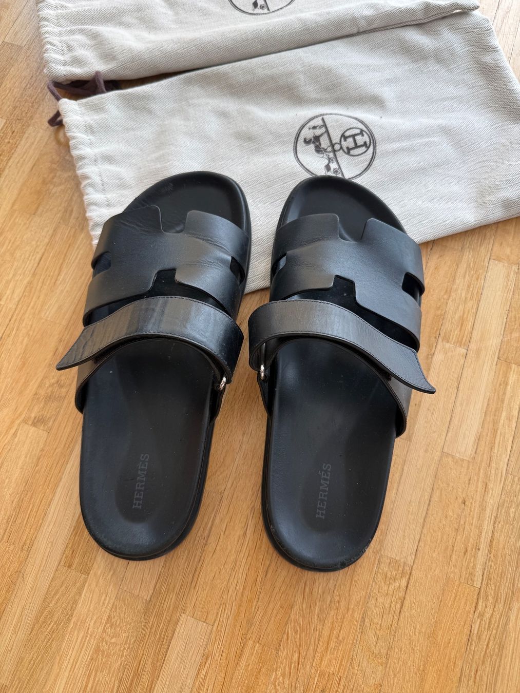 Hermès Scarpe da uomo: Hermes Chypre Black 42 – Usato da Genève venduto da luc_5q8p 9