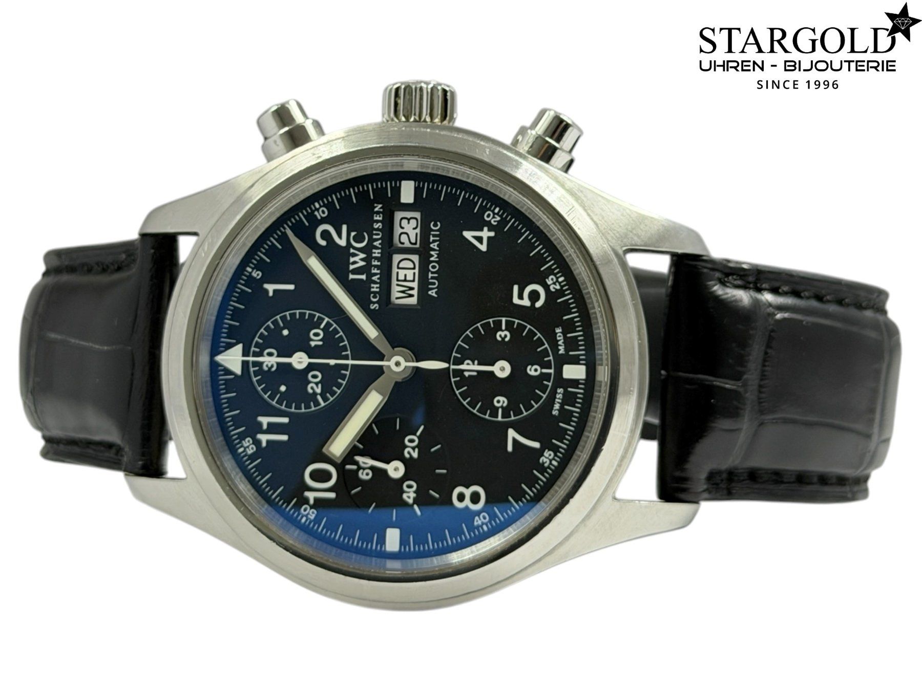 IWC Orologi: IWC Pilot Chronograph - IW3706 – Usato da Zürich venduto da Stargold-Uhren 2