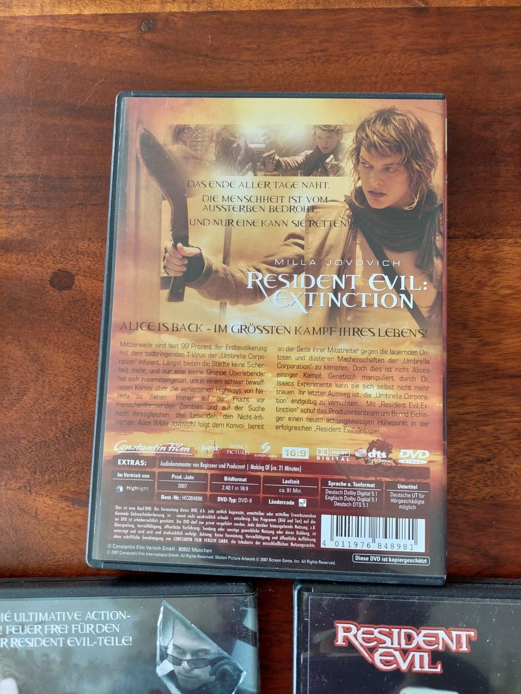Tutti i DVDs: Resident Evil Paket DVD – Usato da Beckenried venduto da Havacola 9