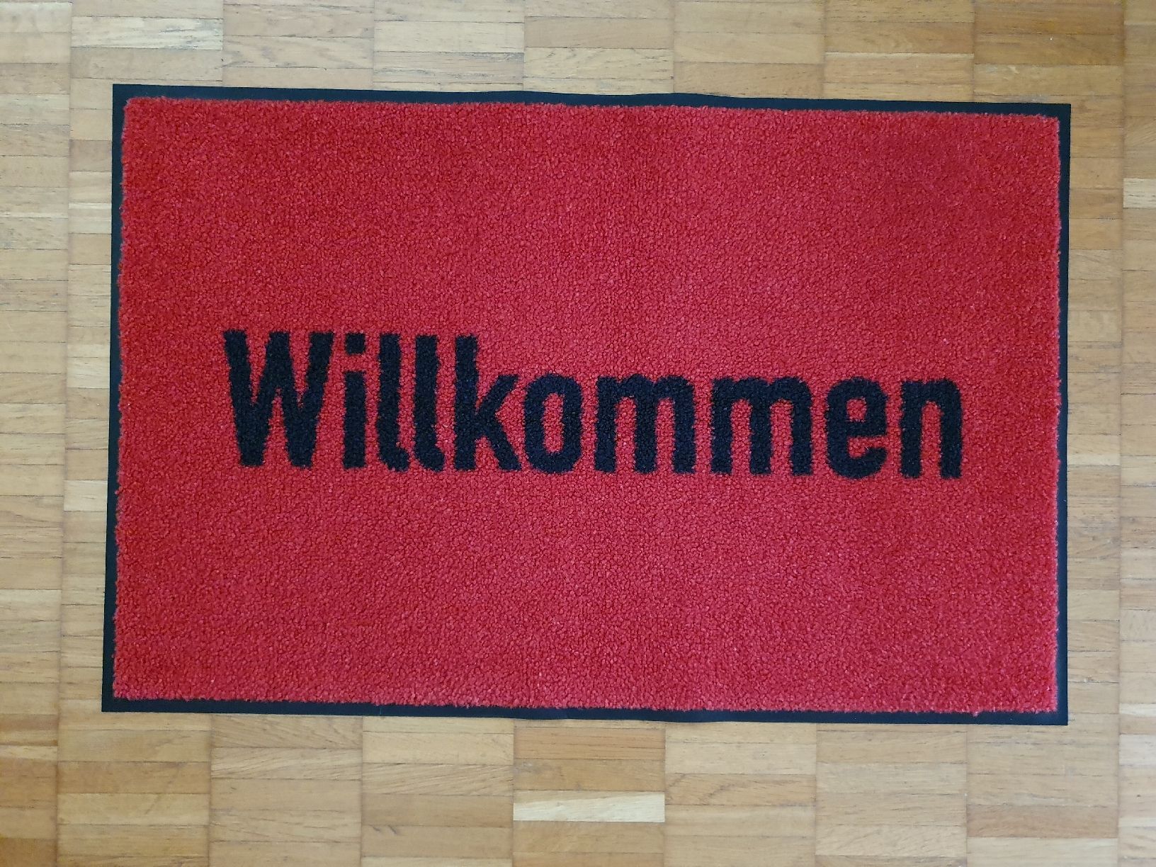 Bodenmatten: Fussmatte "Willkommen" – Gebraucht aus Eglisau von Connemara