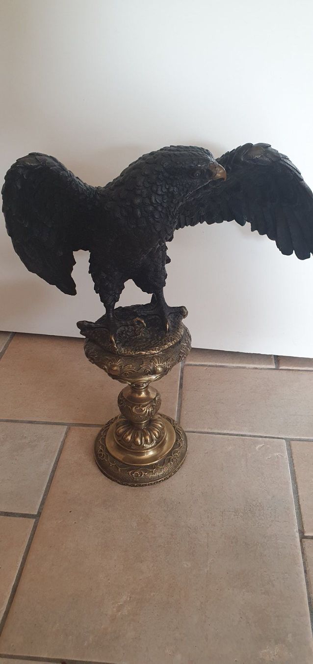 Sculptures & Statues: Bronzeadler gross und schwer – D'occasion à Adligenswil par Wurli1