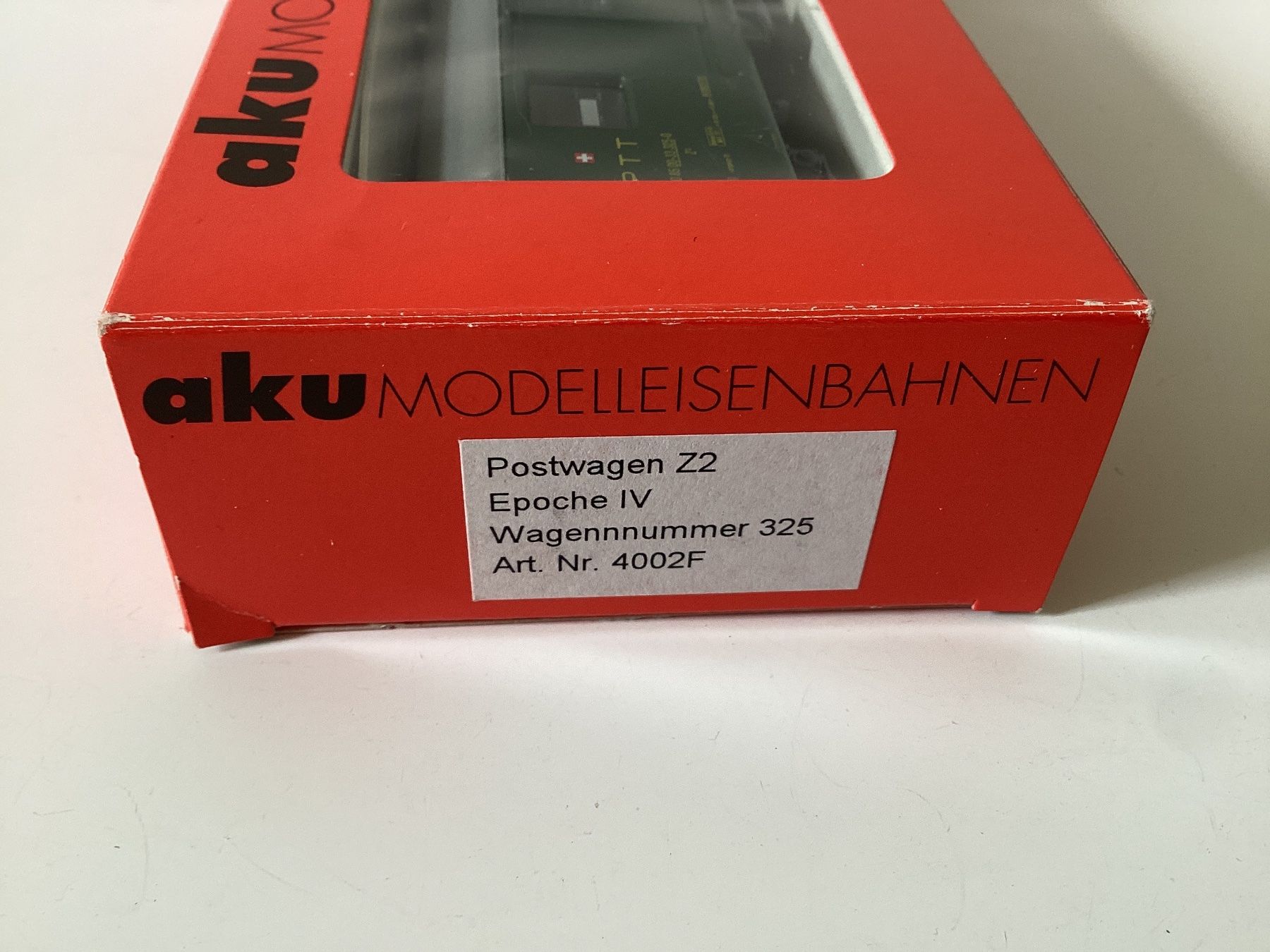 Aku Modelleisenbahnen: Aku Kull 4002F Post Z2 SBB 1:87 H0 – Gebraucht aus Effretikon von simtek_de 4