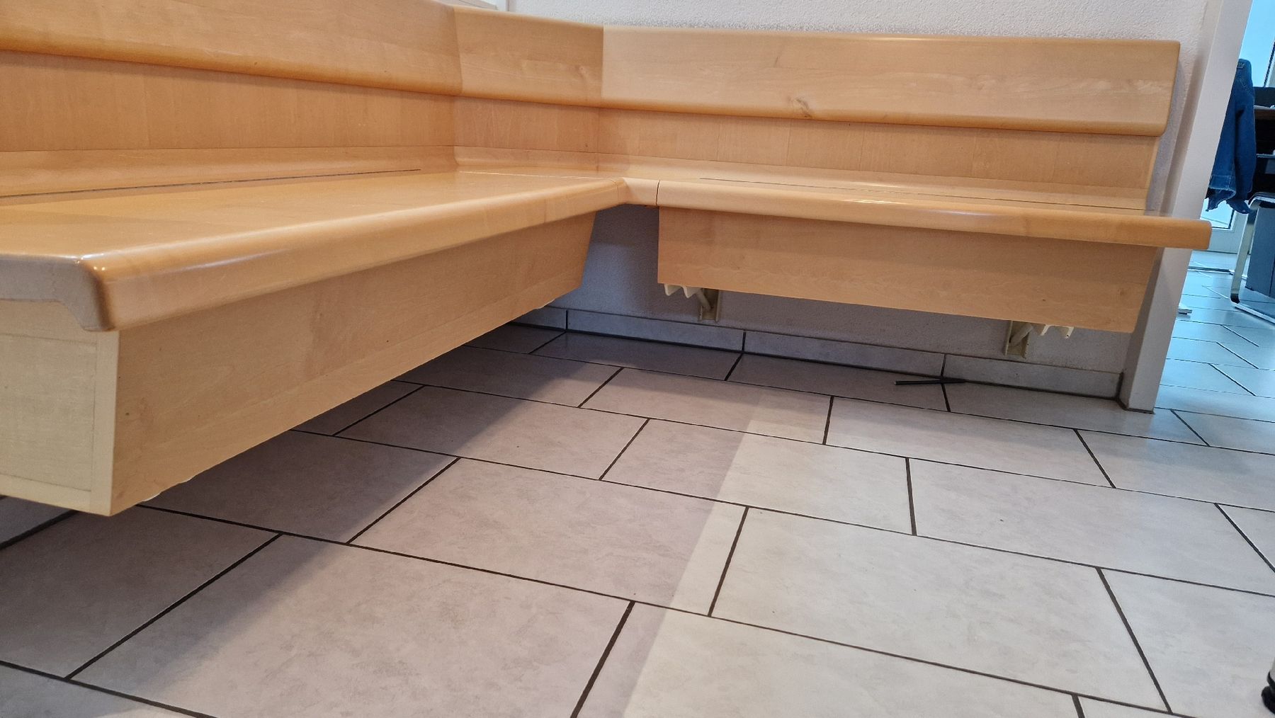 Panchine: Eckbank inkl. Tisch,  Buchenholz – Usato da Obfelden venduto da Bea26 1