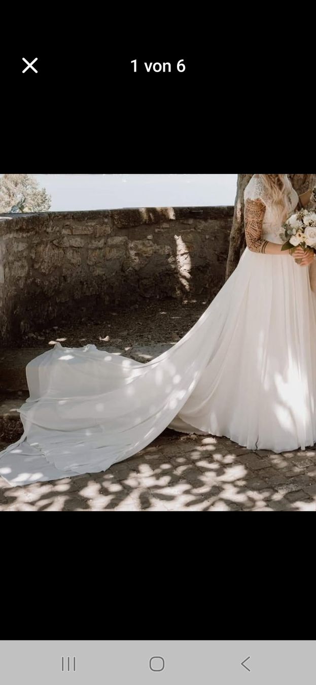 Vestiti: Brautkleid Aire Barcelona Gr. 42 – Usato da Murten venduto da fjr_q7d7 1