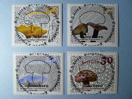 2014 Dauermarken Pilze ET Vollstempel