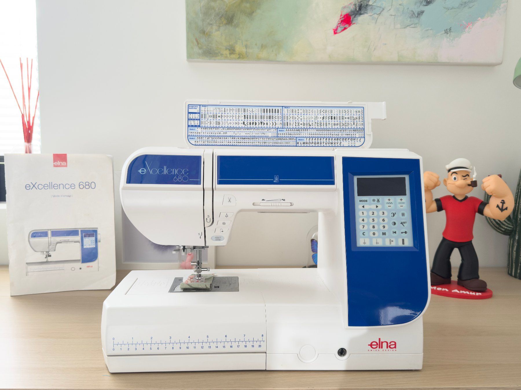 Macchine da cucire: Machine à coudre ELNA EXCELLENCE 680 – Usato da Vessy venduto da marine64