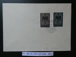 FL 1956 Nr. 290 und 291 FDC
