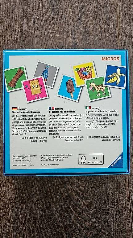 Ravensburger Spiele: Memory Migros – Gebraucht aus Erstfeld von nan_6f9p 2