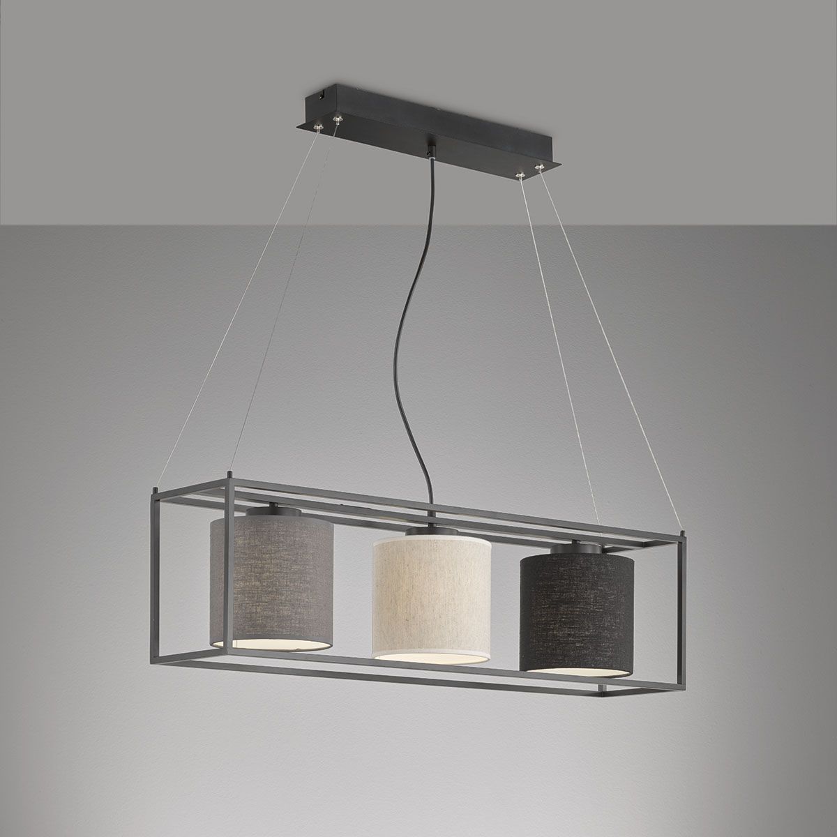 Lampadari & plafoniere: Pendelleuchte, 90 cm x 20 cm, 3 Strahler – Nuovo (secondo la descrizione) da Kreuzlingen venduto da Smart-Light