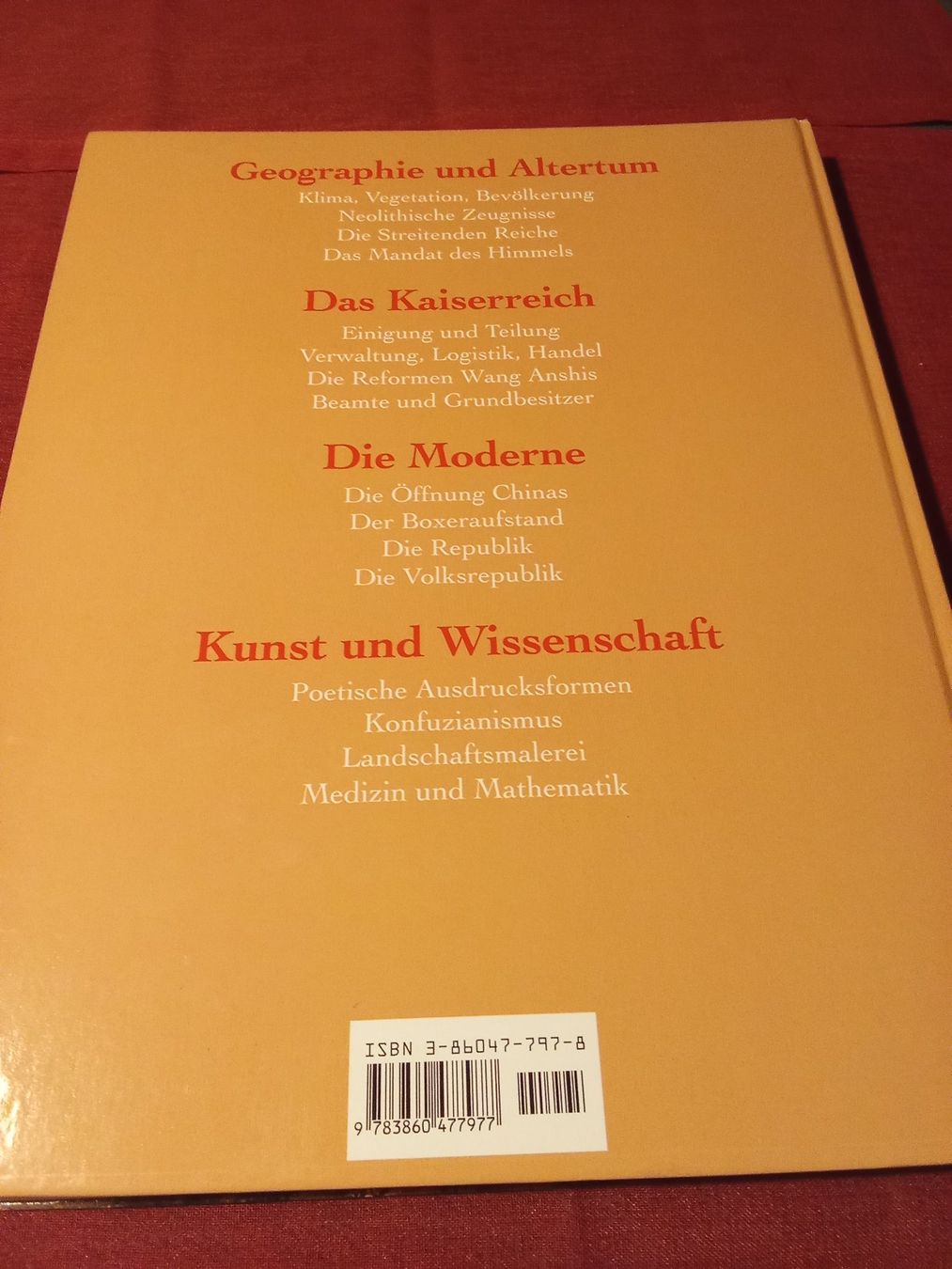 Libri: Bildatlas der Weltkulturen, China – Usato da Remetschwil venduto da Hofiii 1