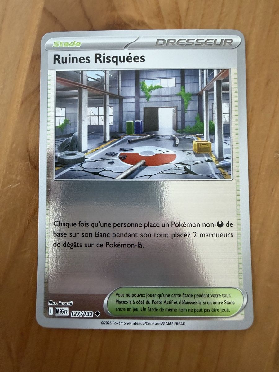 Pokémon Sammelbilder & Trading cards: Ruines Risquées (MEG127) – Neu (gemäss Beschreibung) aus Vevey von Matx