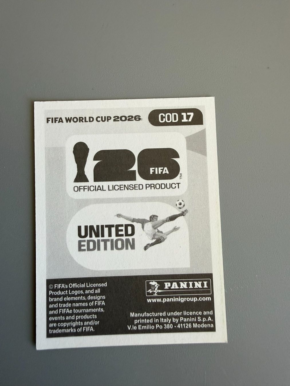 Panini Sammelbilder & Trading cards: Panini Brian Cipenga COD17 – Gebraucht aus Liebefeld von Ronaldo-1996 1