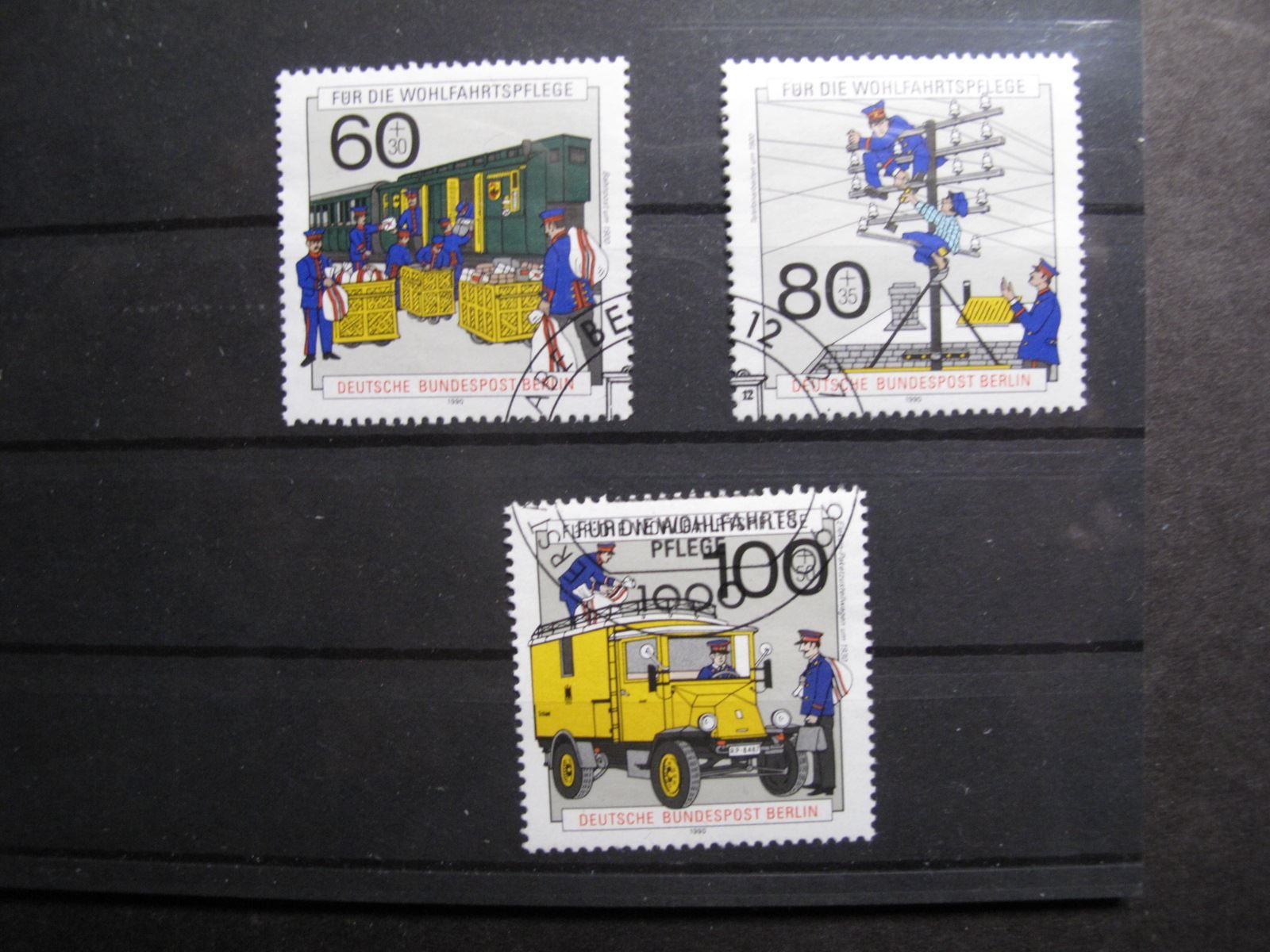 Tutti i francobolli: Berlin 1990 Geschichte der Post ET – Usato da Wil SG venduto da fva01