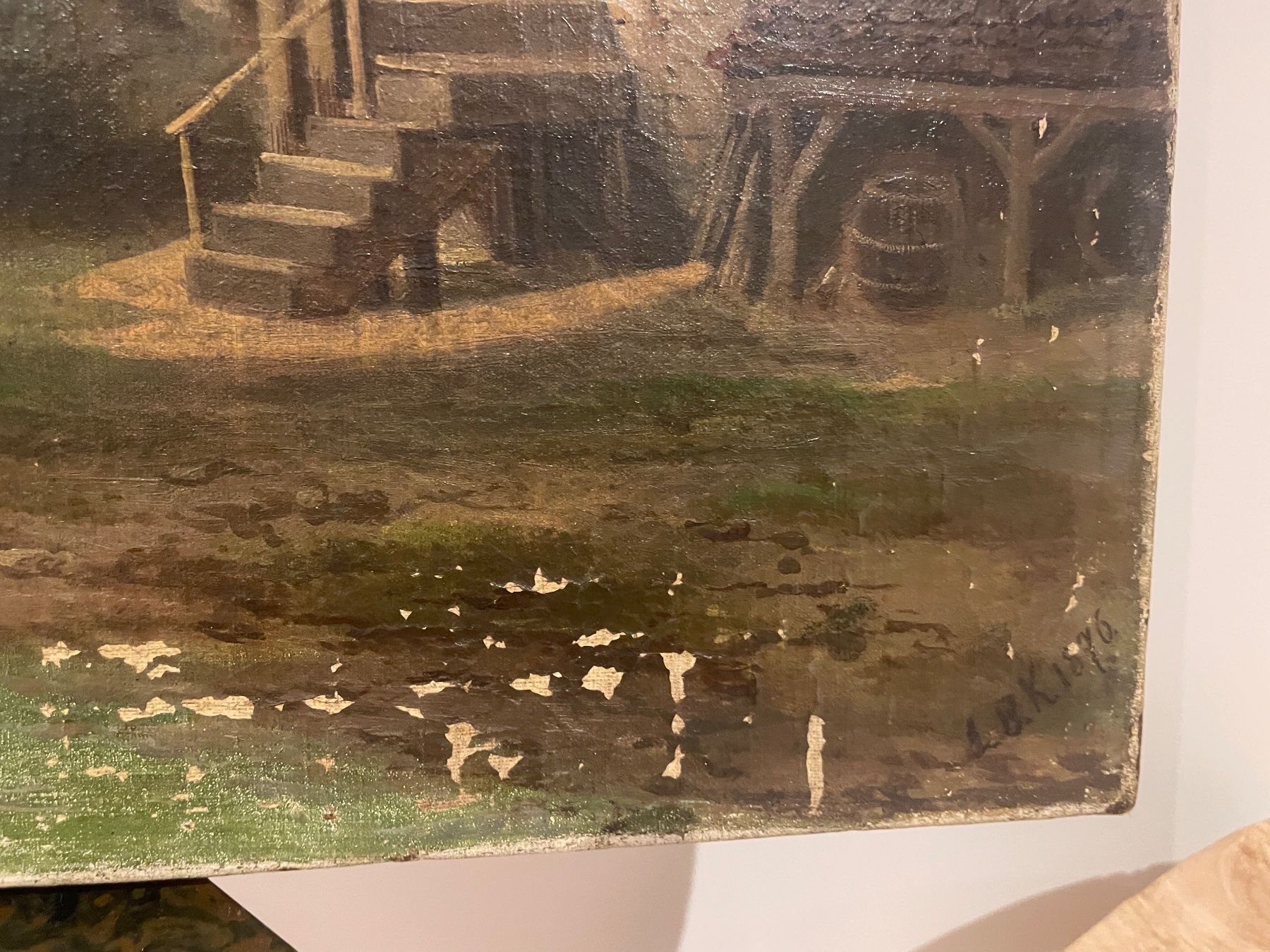 Gemälde: Seltenes Bild Oel Leinwand 1896 – Gebraucht aus Volketswil von rubin74 2