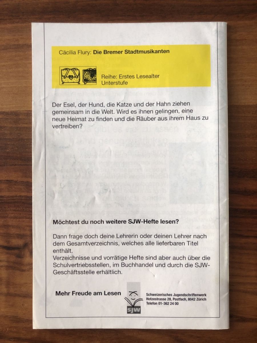 Zeitschriften & Magazine: SJW Heft Nr. 2073 – Gebraucht aus Niederneunforn von Maralisa 1