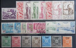 Togo Franz. Kolonie ex. Kat. 91-199 */(*)/gest. 1921/47 & Po