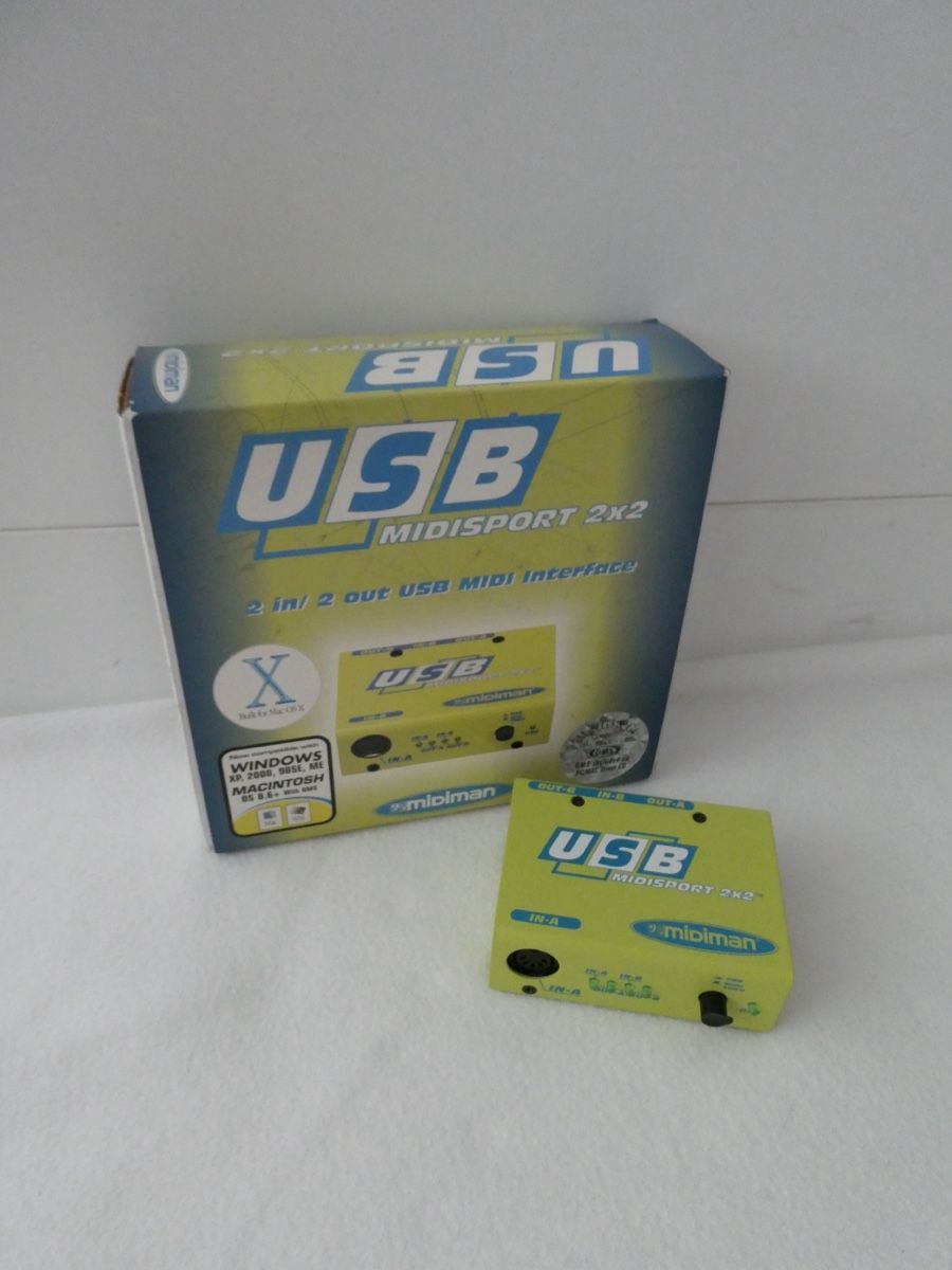 Unità & Adattatore: USB Midisport 2x2 Midiman – Usato da Bäch SZ venduto da sca_9yxp 1