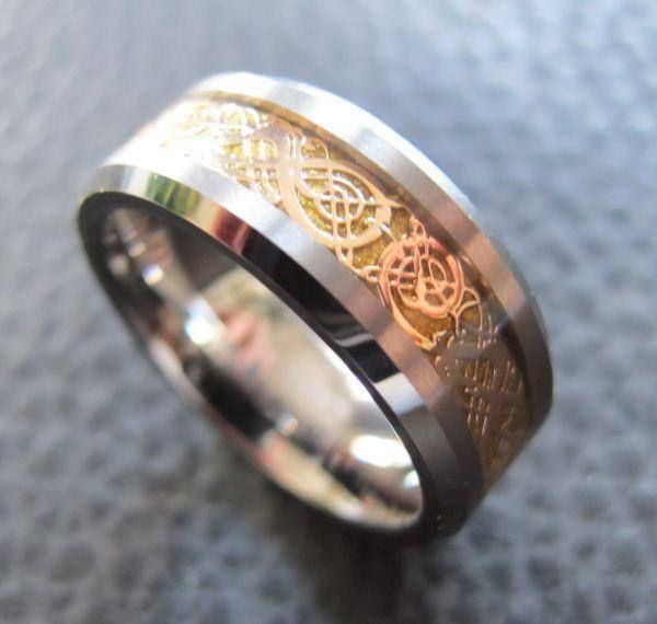 Anelli: Echter Tungsten Carbide Wolfram Ring 9 – Nuovo (secondo la descrizione) da Schwanden GL venduto da UHRKNALL