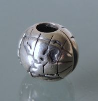 Original Pandora Globe Clip Stopper Travel Charm ( retired )