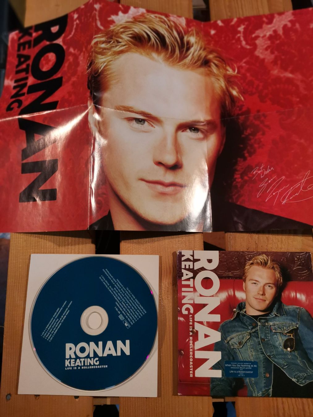 CD: Ronan Keating Life Is A Rollercoaster CD Single Cardboard – Usato da Zofingen venduto da noise123