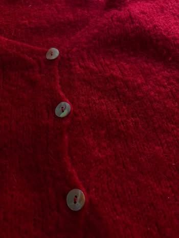 Maglioni & Felpe: Schöne, Roter Strickjacke mit Mohair einheitsgröße – Nuovo (secondo la descrizione) da Malters venduto da Gisi80 2