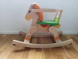 Schaukelpferd aus Holz für Kleinkinder guter Zustand