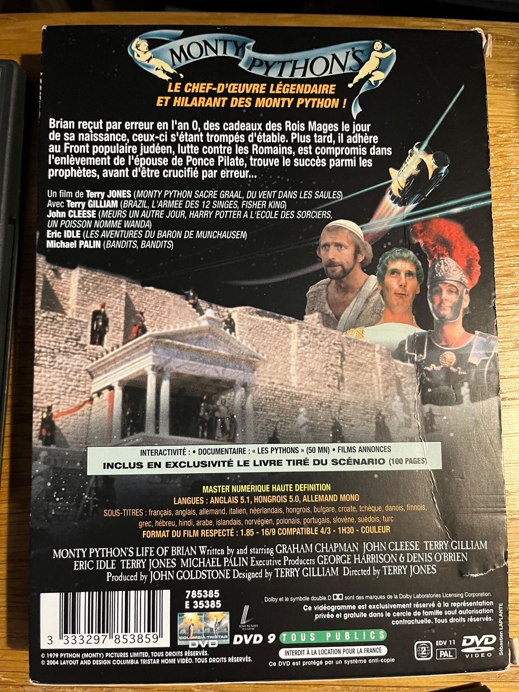 Alle DVDs: Monty Python - La vie de Brian (1979, DVD + Livre, VOST) – Gebraucht aus Vevey von zecollector 1