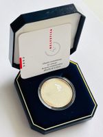 2003 Silber St. Moritz Ski WM Polierte Platte SWISSMINT OVP