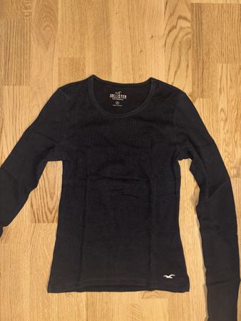 Hollister Langarmshirt schwarz Grösse M